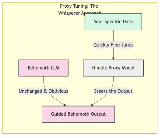 Proxy Tuning: The Whisperer Approach
